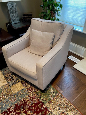 "Sylvan Upholstery" Beige Armchair