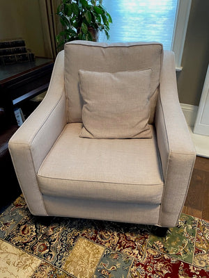 "Sylvan Upholstery" Beige Armchair