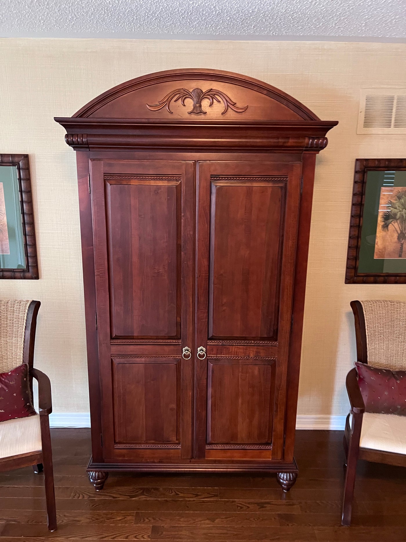 Ethan allen british classics armoire sales