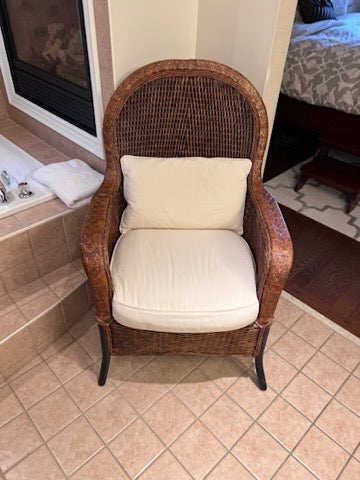 Rattan Style Armchair