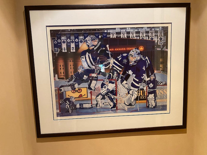 Signed Premier Edition Print- "Curtis Joseph" by James A. Long