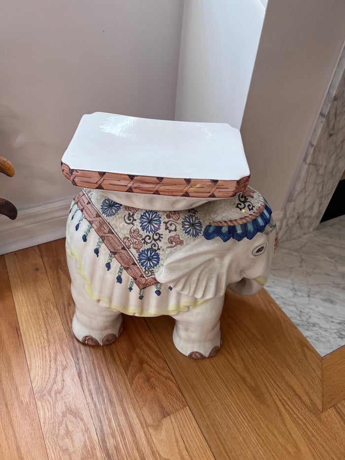 Small Elephant Ceramic Table