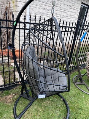 1-Person Collapsible Patio Egg Swing