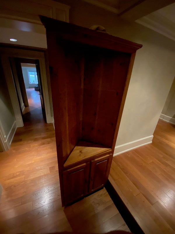 Wood Corner Cabinet