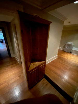 Wood Corner Cabinet