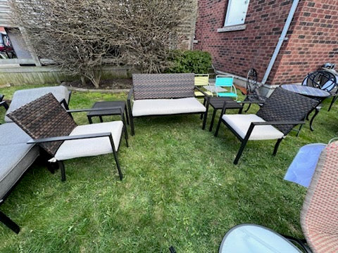 5 Piece Patio Conversation Set