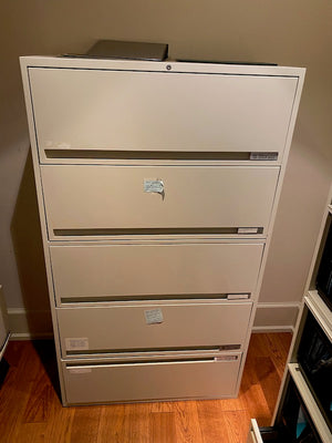 Storwal 5 Tier Filing Cabinet (*4 Available)