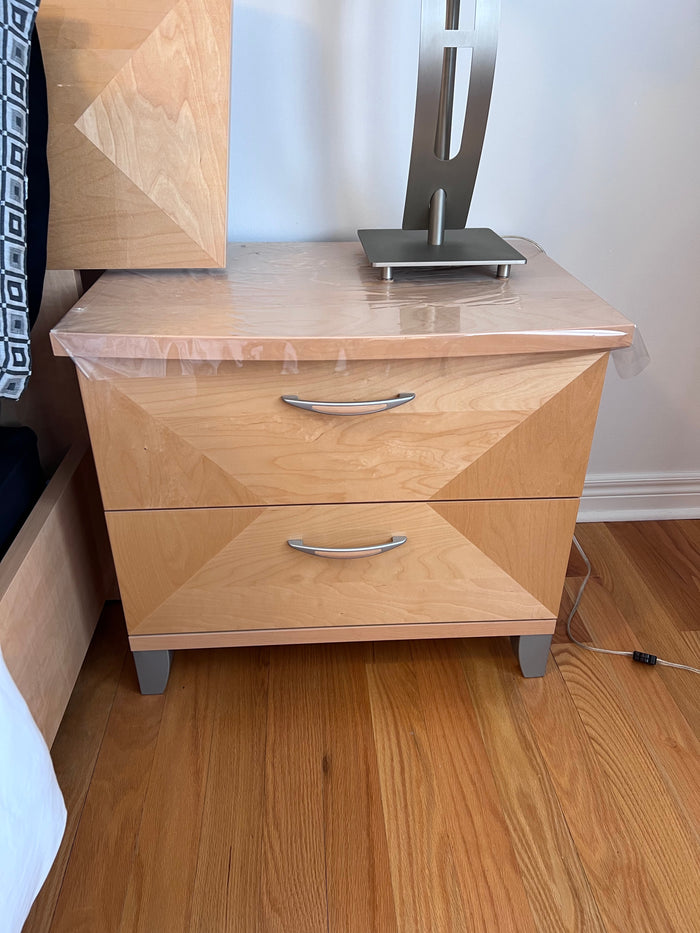 Pair of 'Alf Group' Design Milano Nightstands- Made in Italy