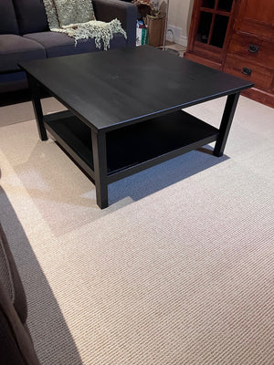 IKEA Hemnes Black/Brown Coffee Table