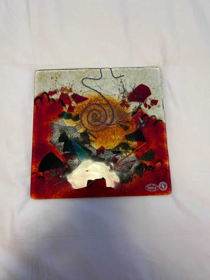 Vintage Anactacia Glass Design Hand Made in Greece