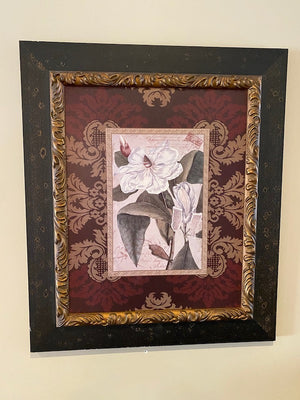 Pair of 'Flower' Wall Art