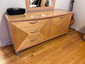 'Alf Group' Design Milano Dresser w/Mirror- Made in Italy