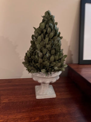 Pair of Small Faux Plants Decor