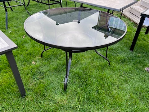 Round Glass Dining Table