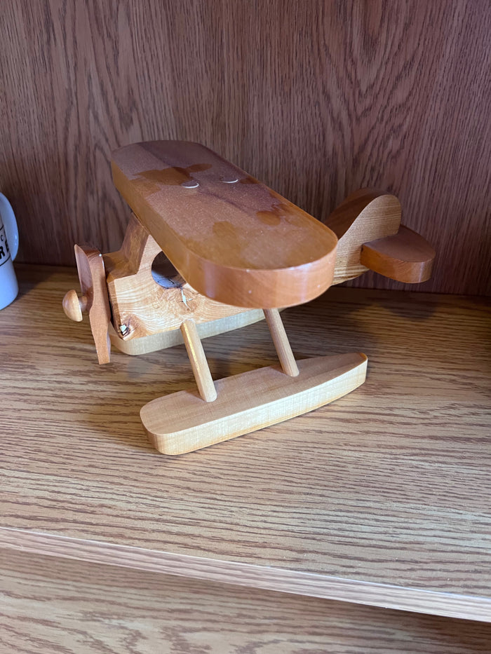 Tuff Craft Products Wood Carved Sea Plane