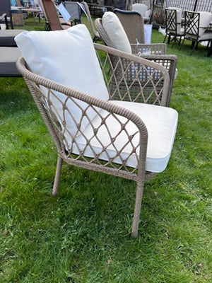 Armchair- Light Grey Cushions