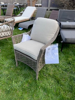 Armchair- Beige Cushions