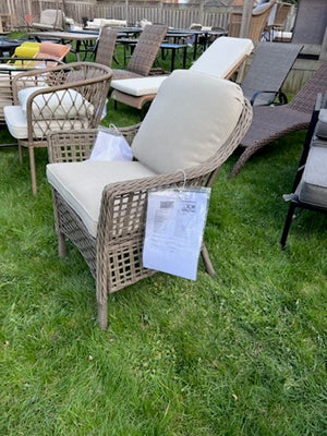 Armchair- Beige Cushions