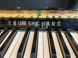 "Young Chang" U-116 Black Upright Piano