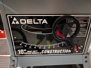 Delta 10" Heavy Duty Construction Table Saw
