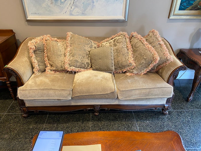 Decor-Rest Sofa, Traditional Style w/Rolled Arms