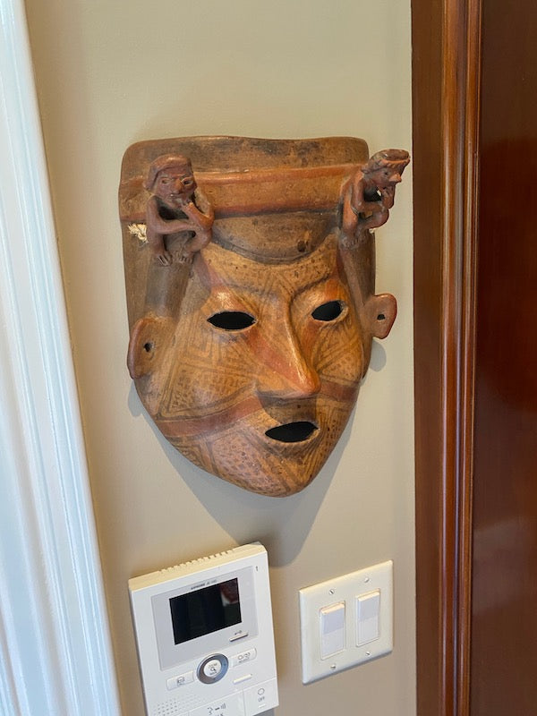 Pottery Mask, Wall Decor