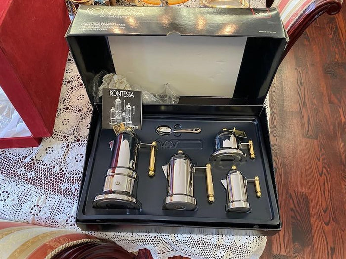 Linea Kontessa, Vev Acciaio Inox 18/12- Vintage Coffee Service