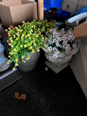 Outdoor Faux Plants Lot