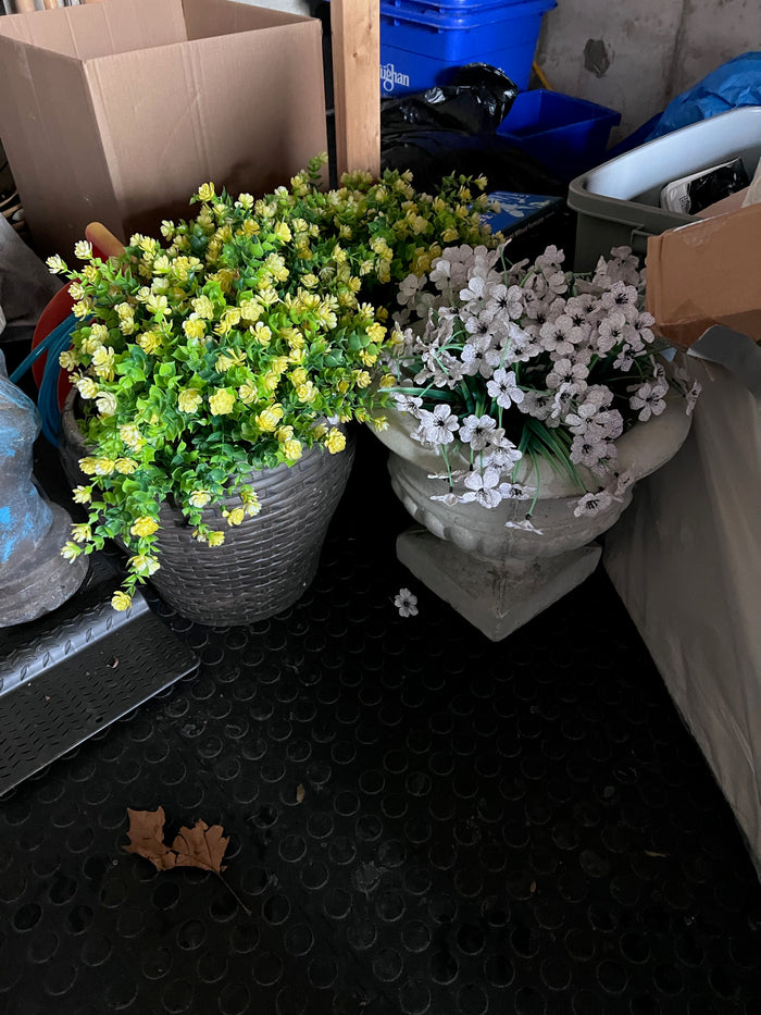 Outdoor Faux Plants Lot