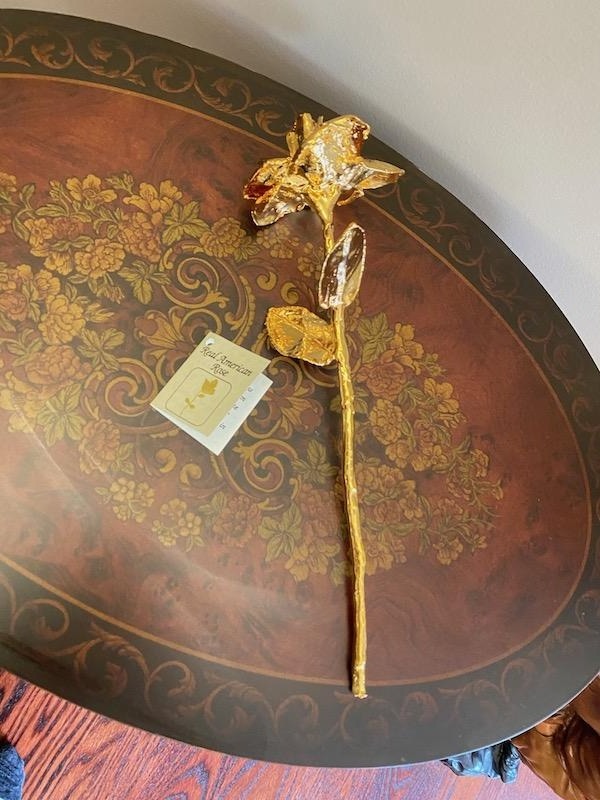 "Real American Rose"- Dipped in 24Kt. Gold
