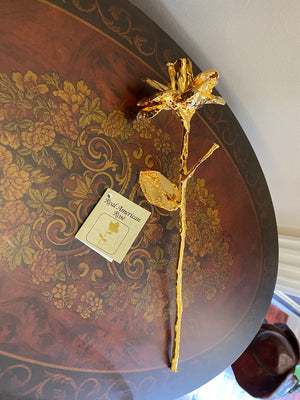 "Real American Rose"- Dipped in 24Kt. Gold