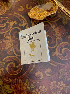 "Real American Rose"- Dipped in 24Kt. Gold