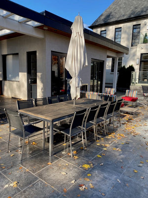 'Gloster' Outdoor Patio Dining Table + 12 Chairs