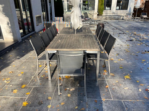 'Gloster' Outdoor Patio Dining Table + 12 Chairs