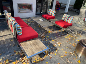 'Insideout' Outdoor Patio 5 Piece Sitting Set