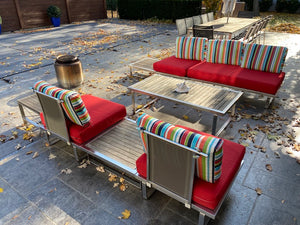 'Insideout' Outdoor Patio 5 Piece Sitting Set