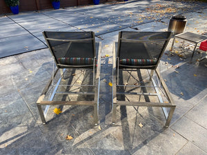 2 Outdoor Kingsley Bate 'Ibiza' Teak Chaise Lounge Chairs