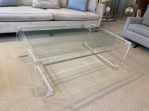 ELTE Lucite Coffee Table