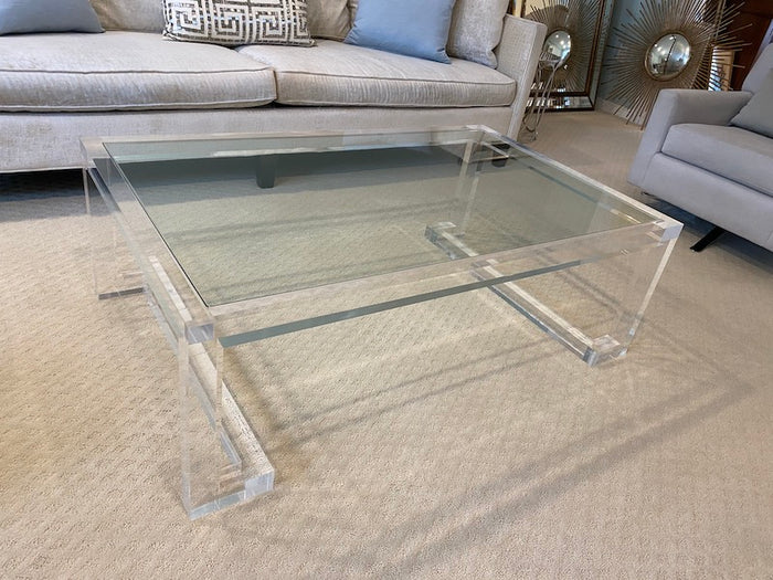 ELTE Lucite Coffee Table