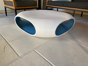 3 Piece 'Mamagreen' Zudu Teak Outdoor Patio Conversation Set + Coffee Table (Sunbrella Cushions)