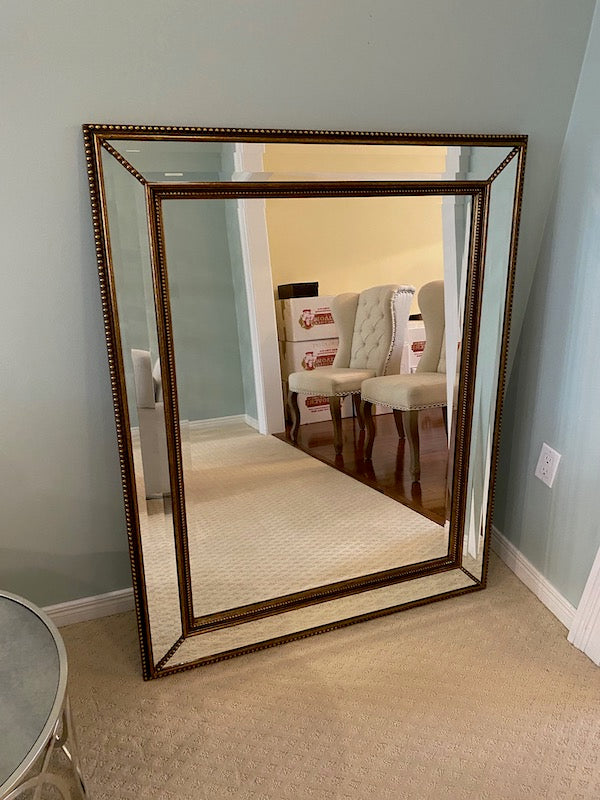 Gold Double Border Mirror