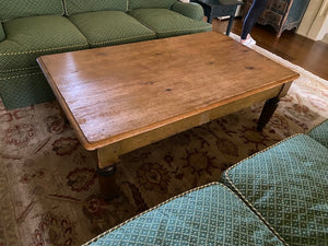 Antique Rustic Wood Coffee Table