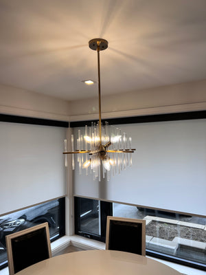 Evander 6 - Light Sputnik Sphere Chandelier (*Retail $590)