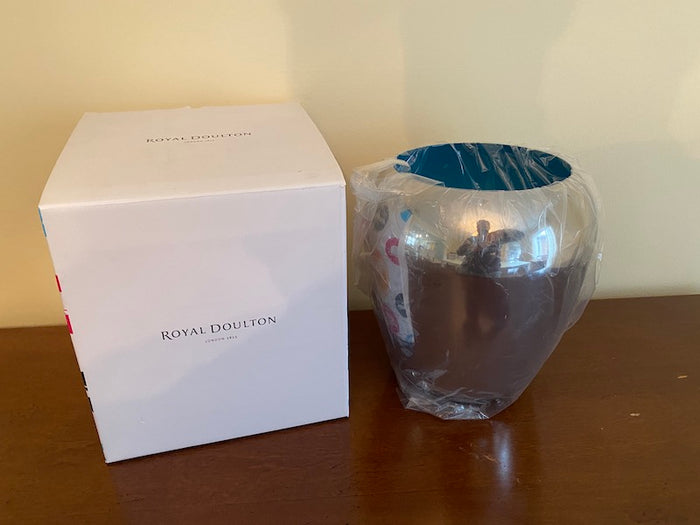 Royal Doulton "Pop in for drinks" Champagne Bucket- Blue