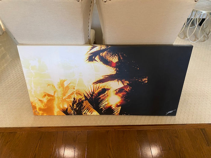 Sunset, Trees Wall Art