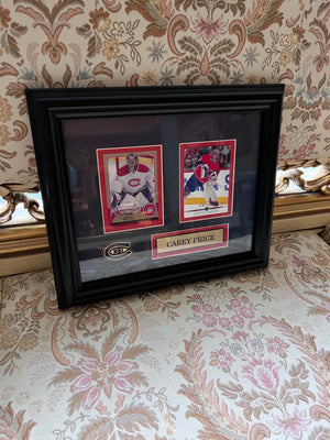 2 Carey Price Framed Hockey Cards