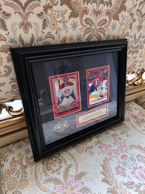 2 Carey Price Framed Hockey Cards