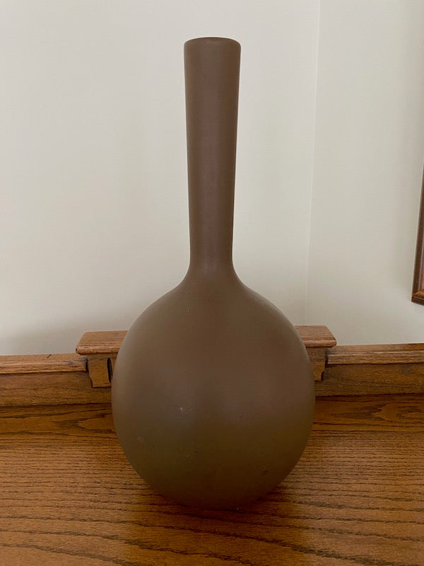 Brown Bulb Decor Vase