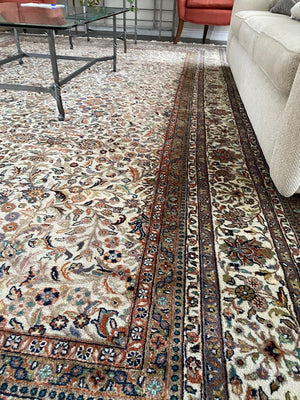 100% Wool Persian Rug- 14ft x 9ft