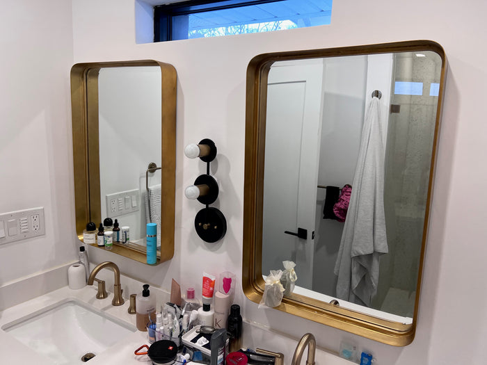 2 Gold Mirrors